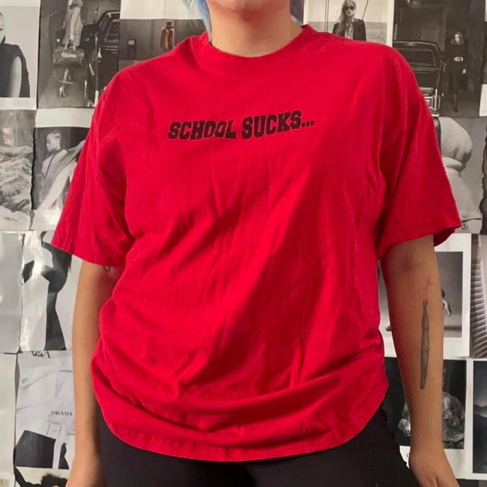 School sucks join a rock band tee